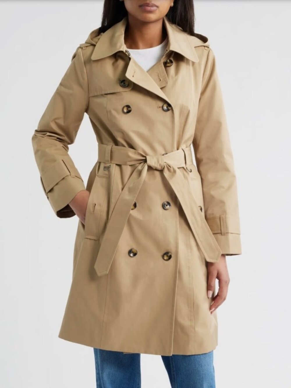 London Fog Heritage Classic Trench in Khaki